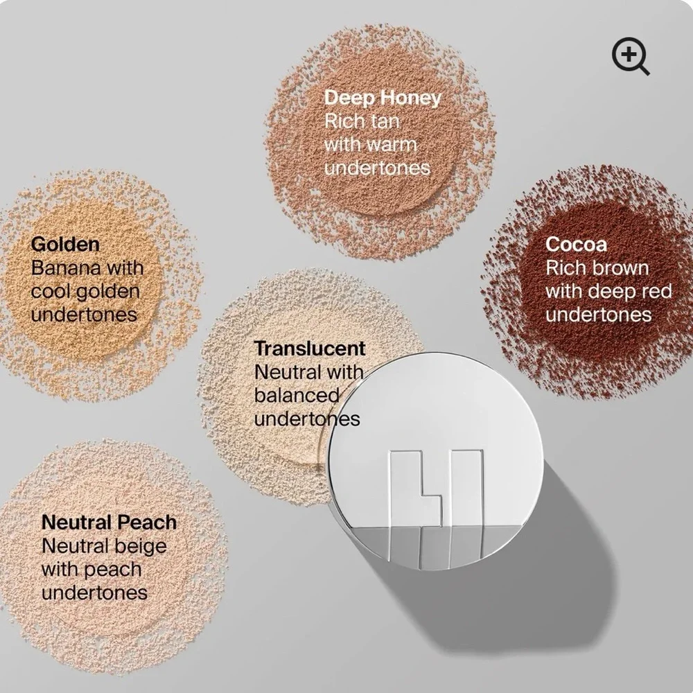 NIB .24oz GOLDEN Haus Labs By Lady Gaga Bio-Blurring Loose Setting Powder —